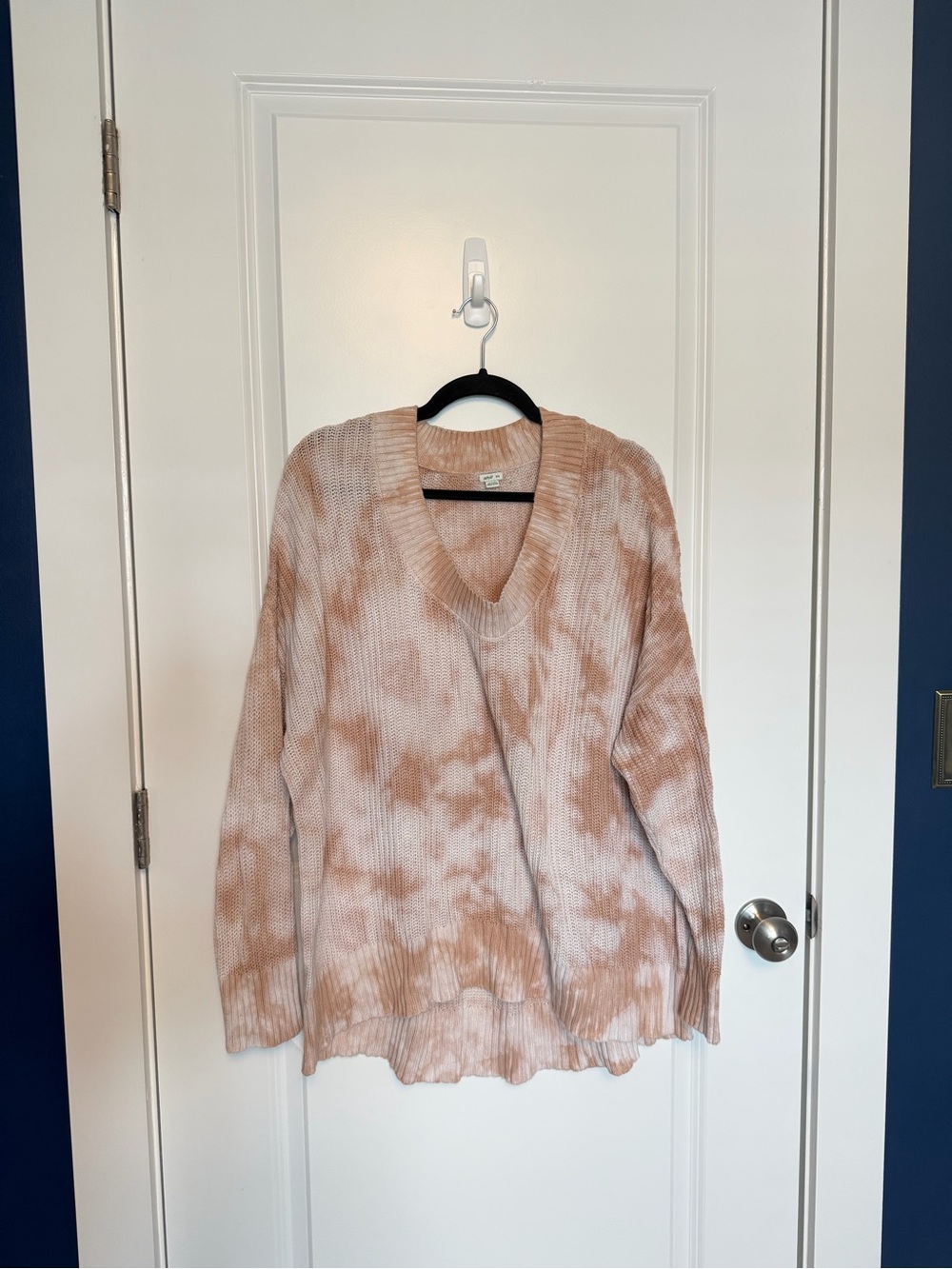 Aerie Cotton Oversized Tie Dye Sweater